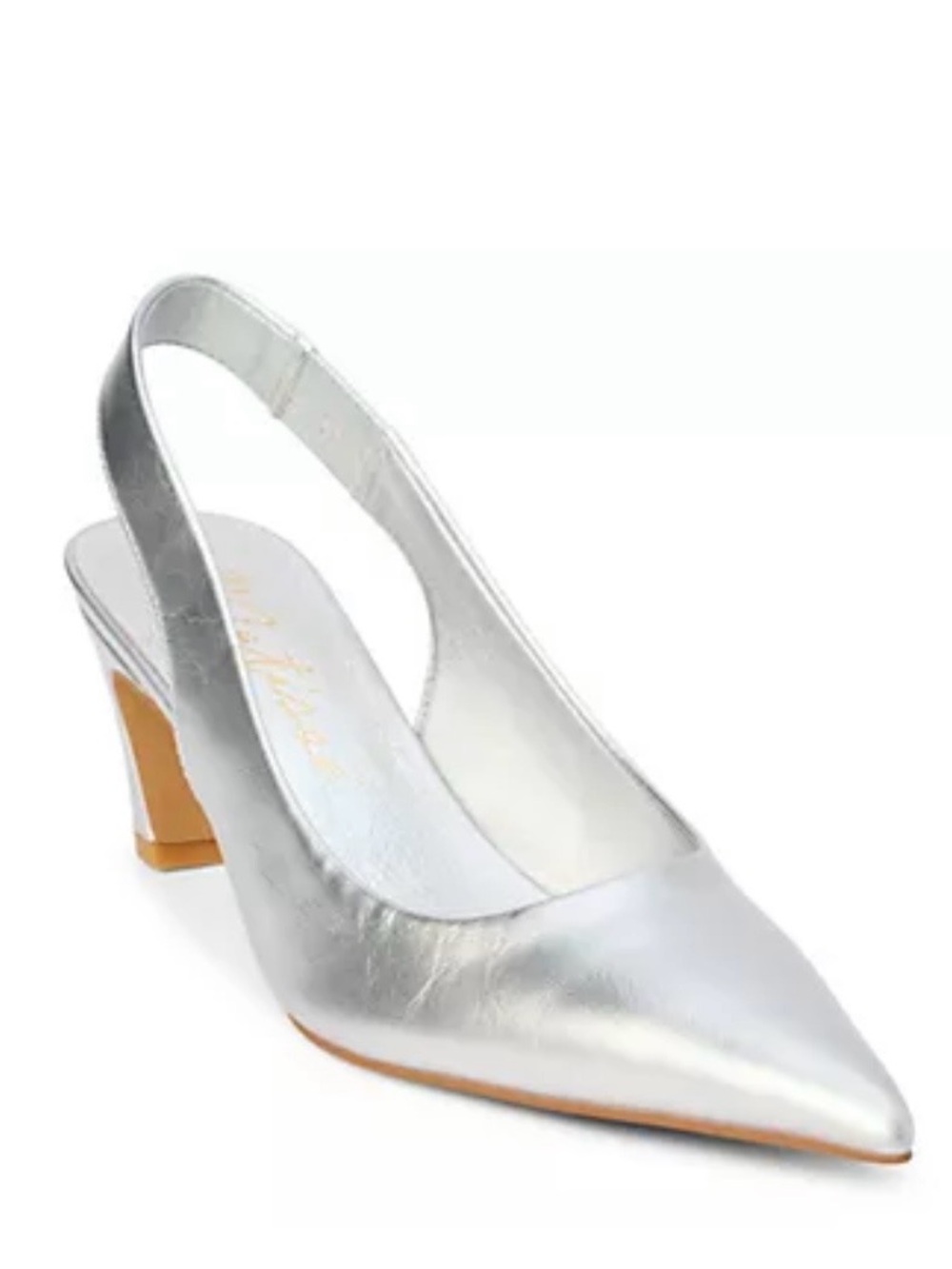 Matisse Metallic Slingback Mules